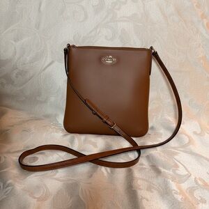 Coach Chestnut Leather Crossbody Bag